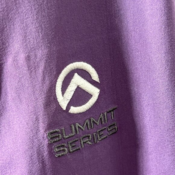 NORTH FACE Summit Series Hyvent Alpha Women's Hooded Jacket Purple Sz M EUC - Picture 5 of 10